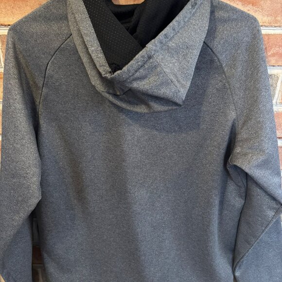 Nike Dri-Fit Gray Pullover Hoodie Sweatshirt Mens Sz M Center Swope - Picture 3 of 7